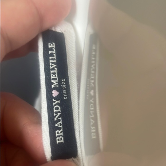 Brandy Melville Pink White Ruched Mini Dress - Picture 2 of 6